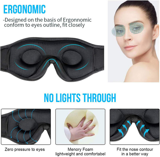 Blackout Sleep Eye Mask with Wireless Music